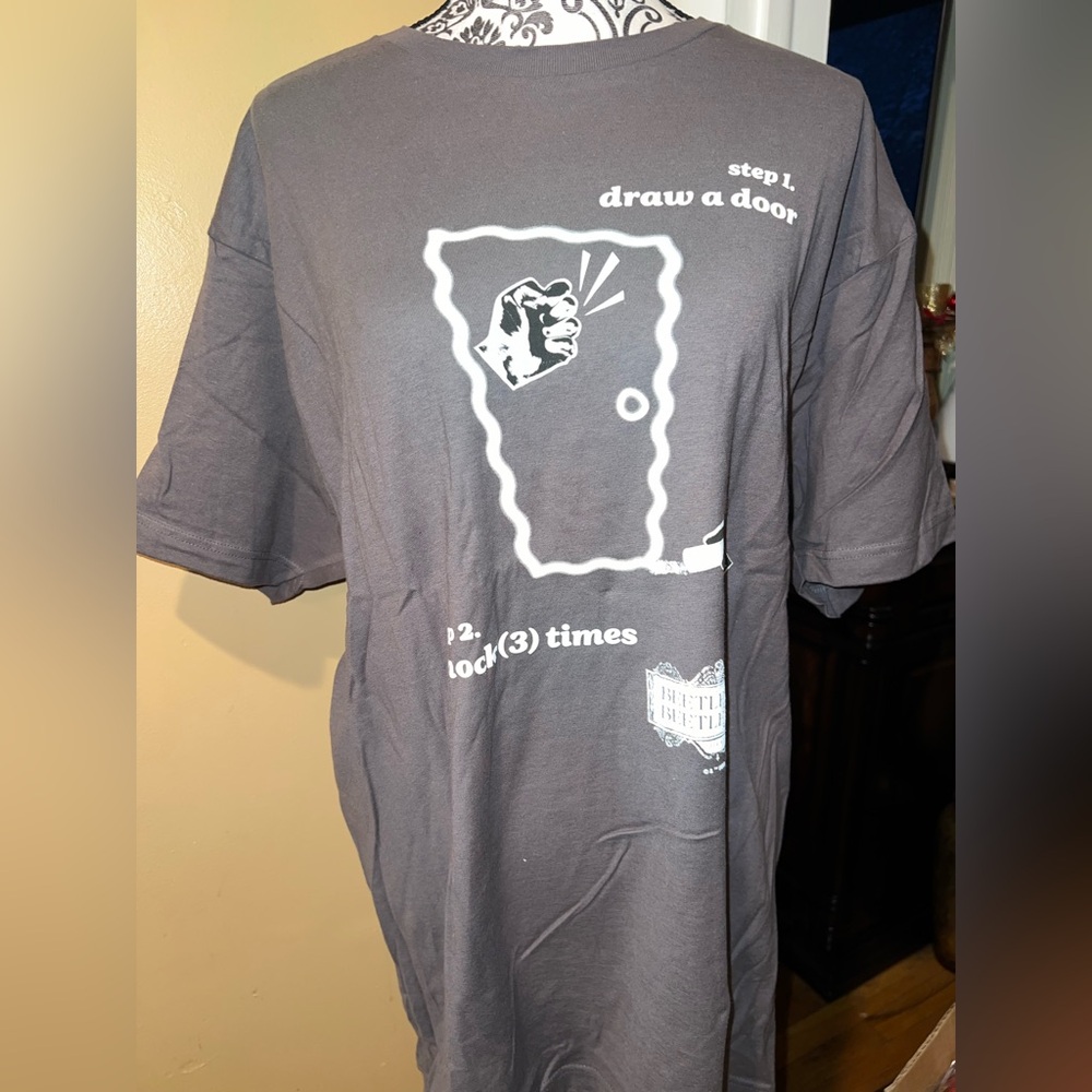 Beetlejuice Gray Movie Graphic Tee